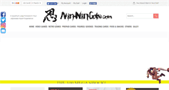 Desktop Screenshot of nin-nin-game.com